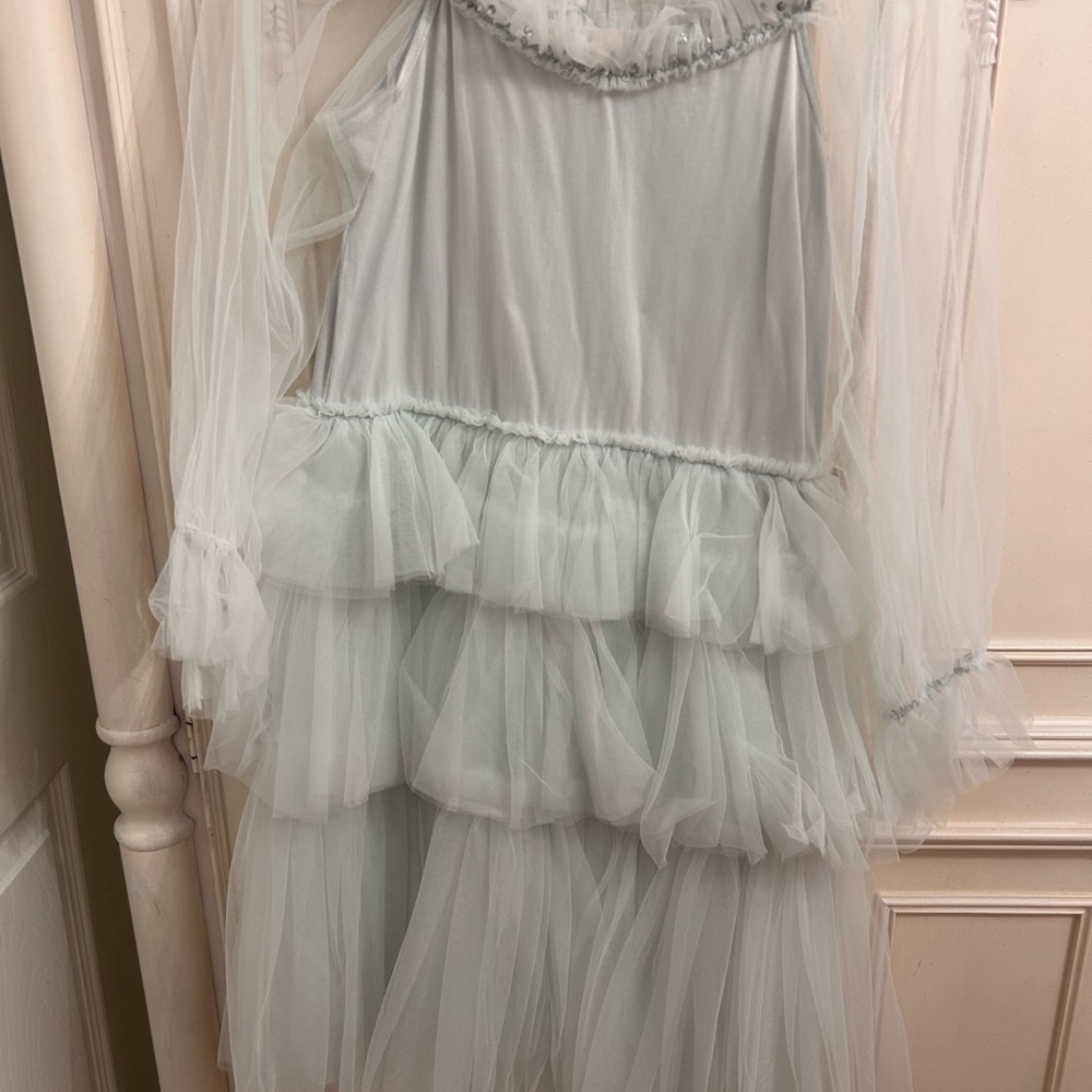 Elegant Kids Dress in Soft Blue